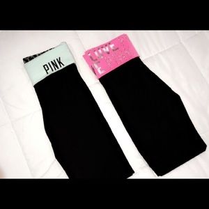 Bundle of Two PINK Yoga Skinny pants